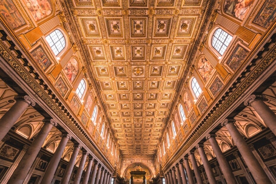 Santa Maria Maggiore ceiling