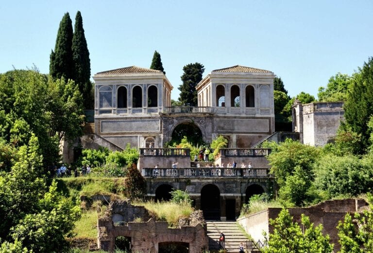 Best Views in Rome - Farnese Terrace in Roman Forum and Palatine Hill