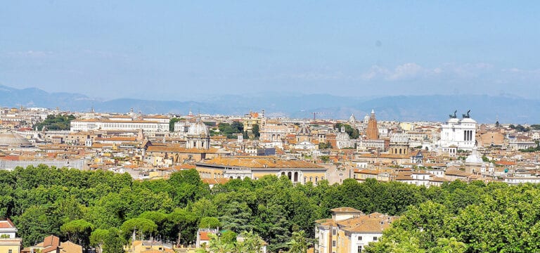 Best Views in Rome - Gianicolo view - Janiculum Hill