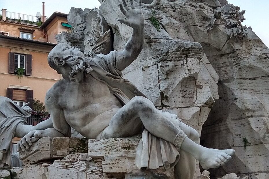 Baroque Art Masters Fountain of the Four Rivers Bernini