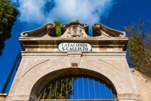Catacombs and Crypts - San Callisto entry gate