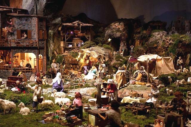 Christmas Season in Italy nativity scene