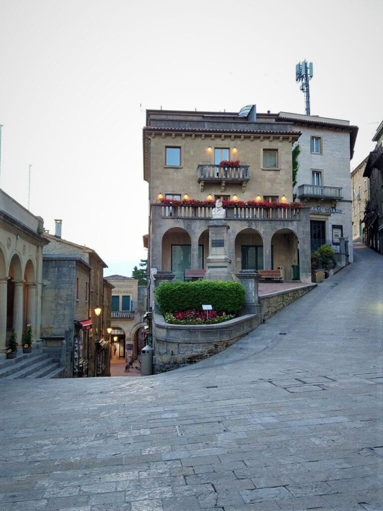 San Marino historic center