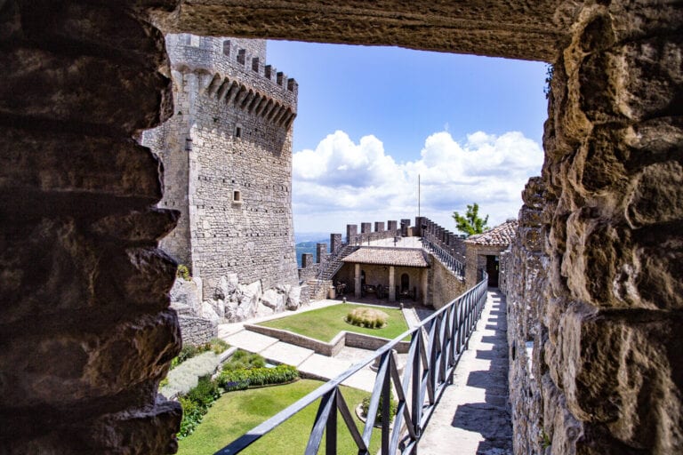 San Marino fortress parapet