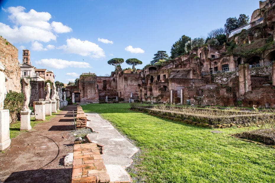 House of the Vestal Virgins in Roman Forum