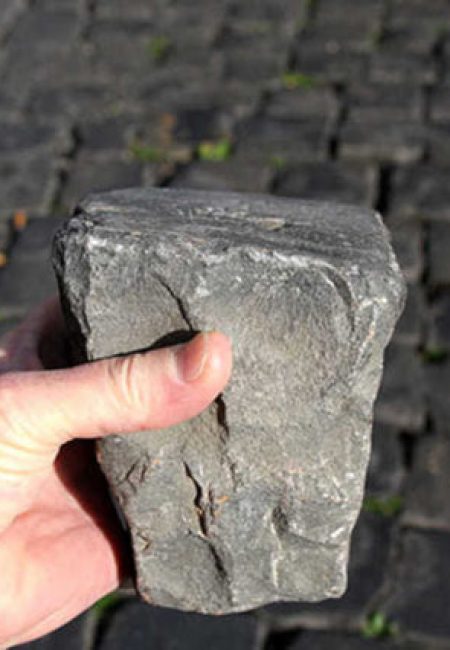 Sampietrini in Rome - cobblestone