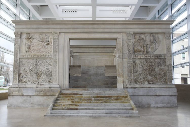 Ancient Sites in Ancient Rome - Ara Pacis Rome- Emperor Augustus