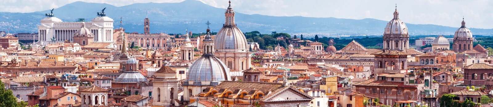 rome city scape Roman Vacations view of Rome